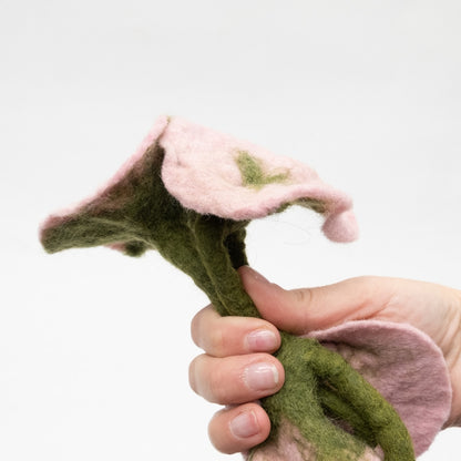 Garland - Pink Felt Flower Vine