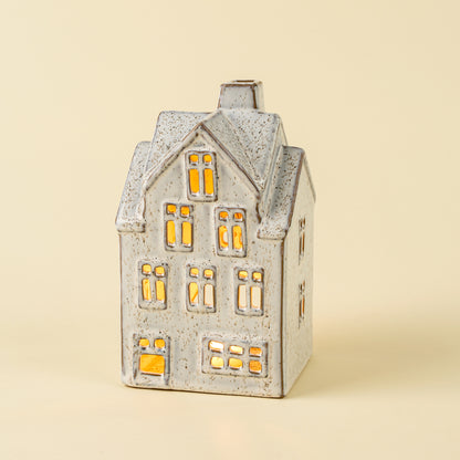 Winter Chalet Tealight House L