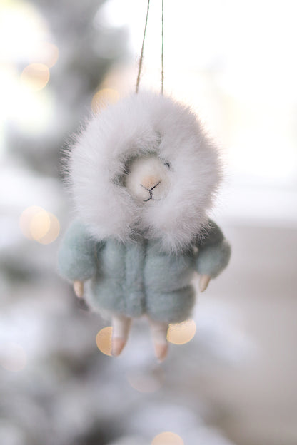 Parka Paulette Mouse Holiday Ornament