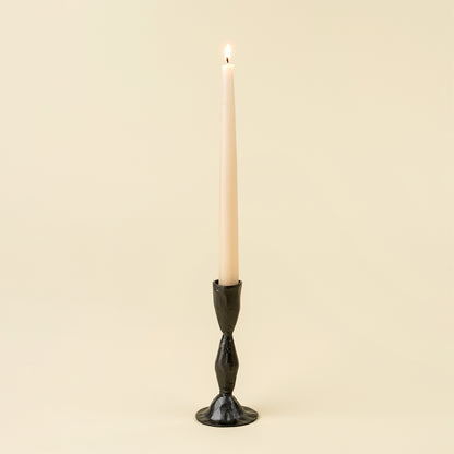 Zora Forged Candlestick L, Gunmetal