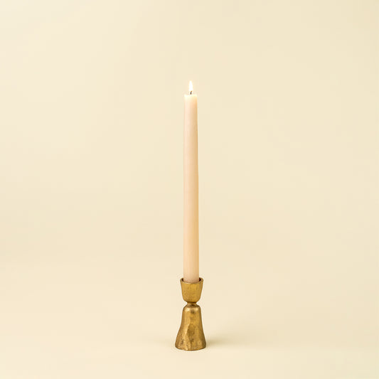 Zora Forged Candlestick S, Gold