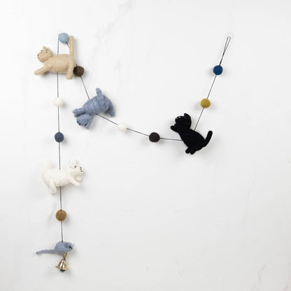 Garland - Felt Cat