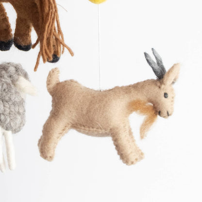 Felt Mobile - Farm with Red Barn