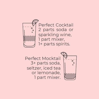 Rose, Honey, Lemon Cocktail Mixer