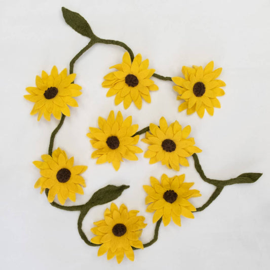 Garland - Felt Sunflower