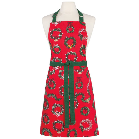 Wreaths Christmas Chef Apron