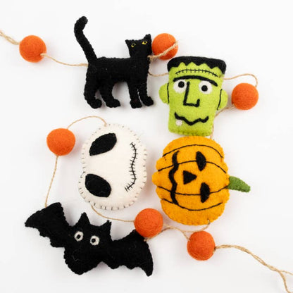 Garland - Felt Halloween Friends