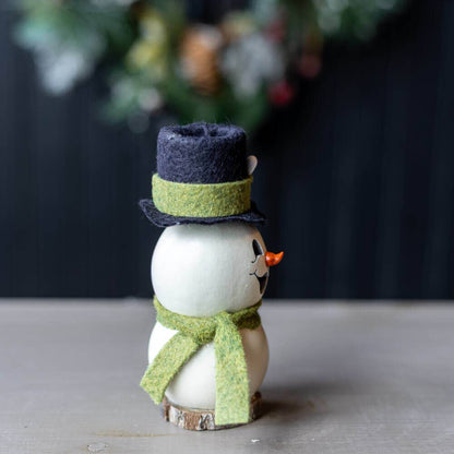 Meadowbrooke Snowman Tiny Gourd Decor