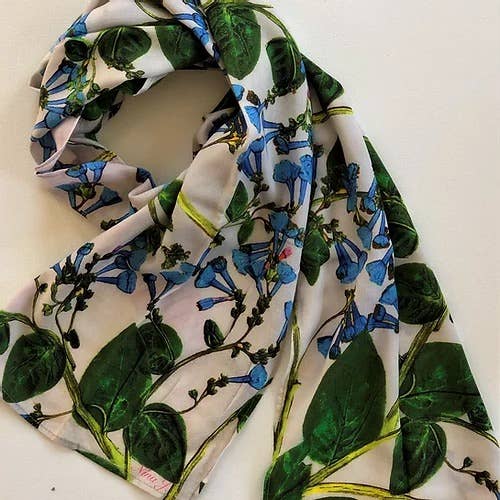 Bluebells Cotton Scarf