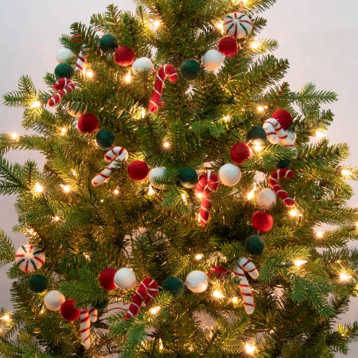 Garland - Felt Candy Cane