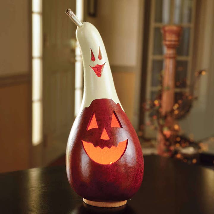 Casper Jack Tall Gourd Luminary