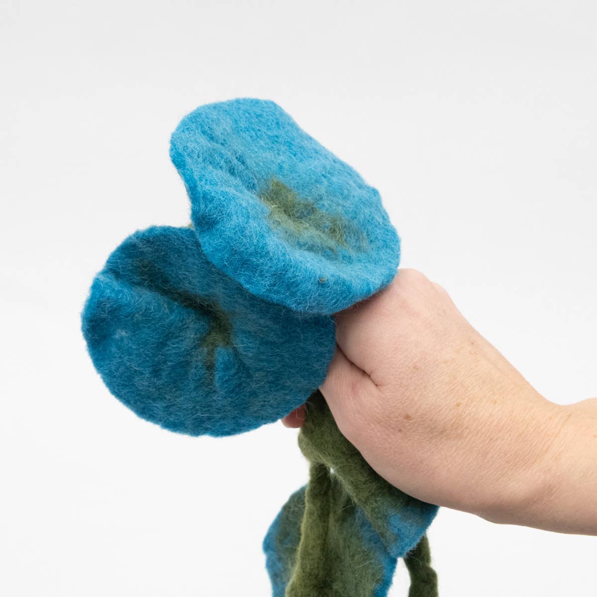 Garland - Turquoise Felt Flower Vine