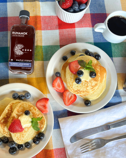 Blueberry + Lemon Infused Organic Maple Syrup 250ml