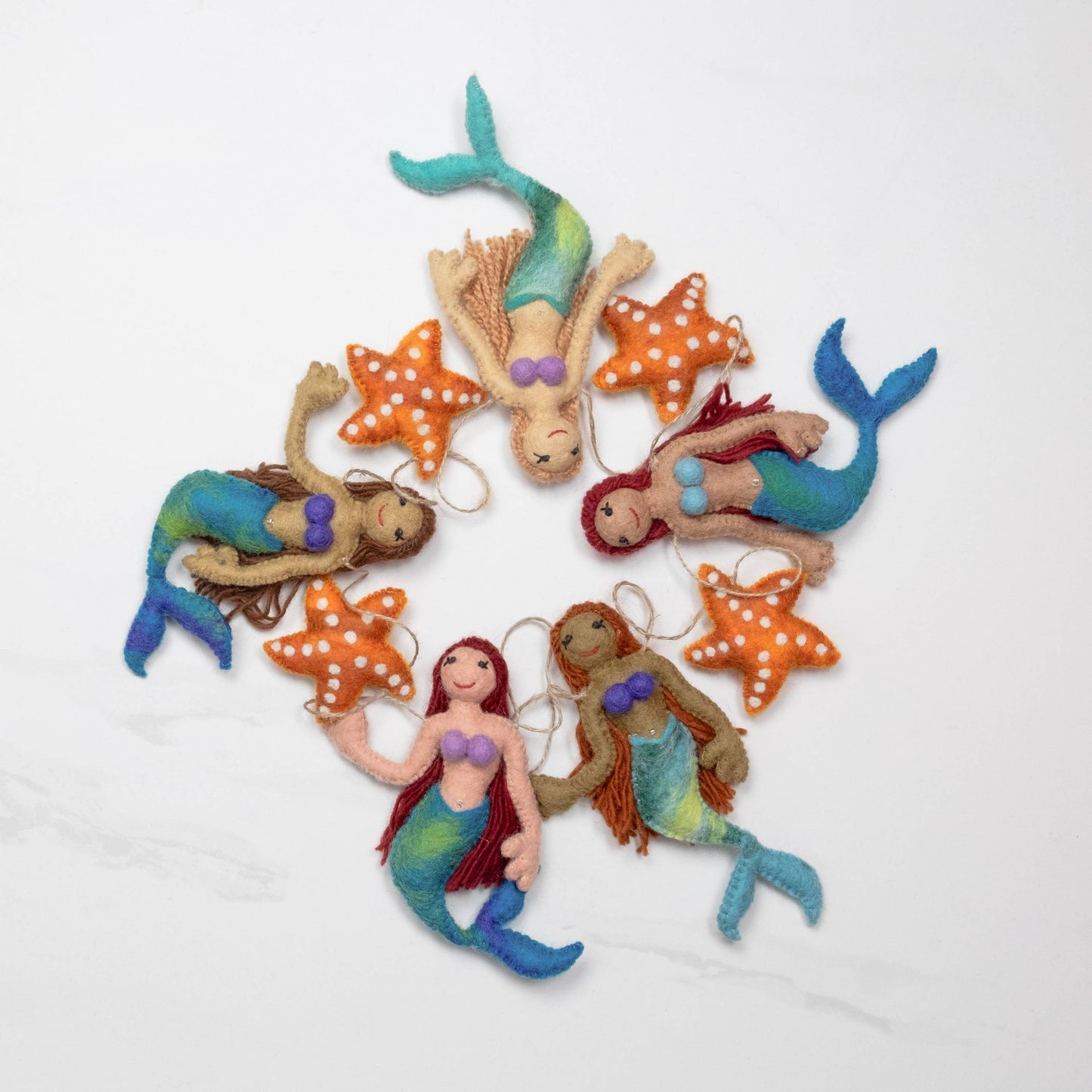 Garland - Felt Mermaid