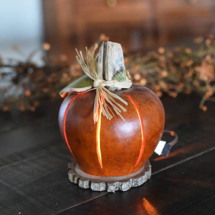 Pumpkin Luminary - Small Burnt Orange