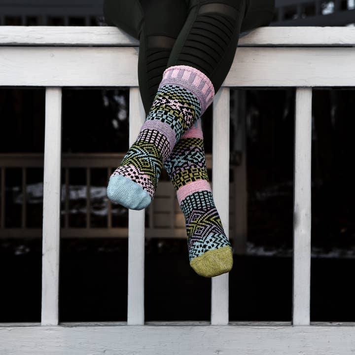 Lilac Crew Socks