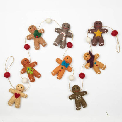 Garland - Felt Gingerbread Garland