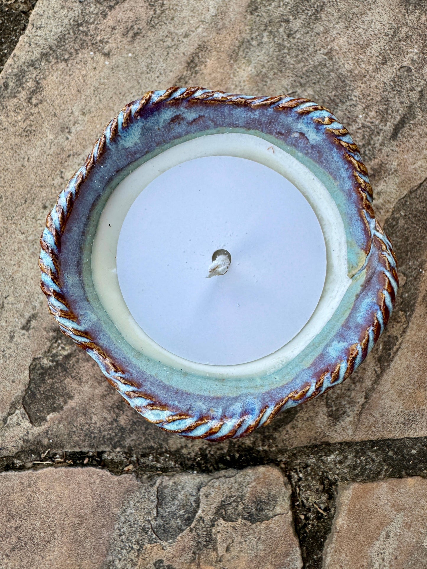Ceramic Dragonfly Candle