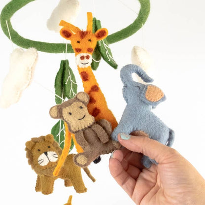 Felt Mobile - Jungle Animal