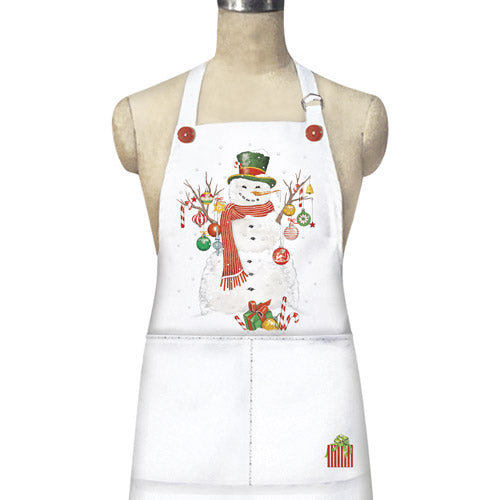 Ornament Snowman Apron