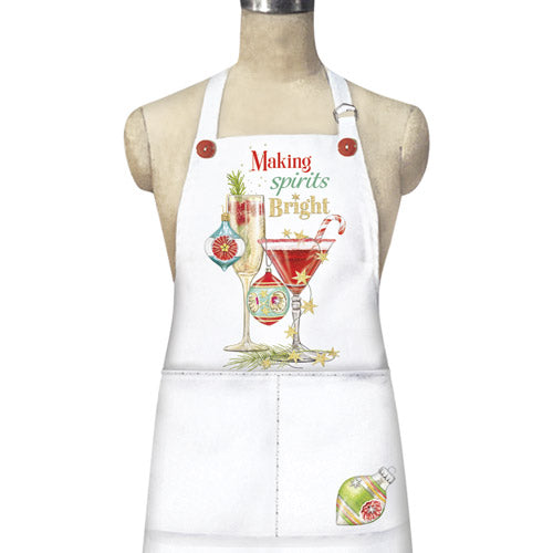 Christmas Cocktails Apron