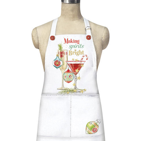 Christmas Cocktails Apron