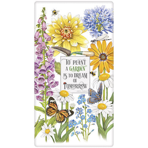 Dream Flowers Tea Towel