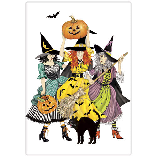 Three Witches Tea Towel