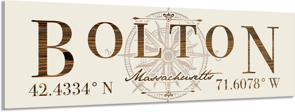 Boltom Sign Bolton Coordinates Sign – Notown Goods