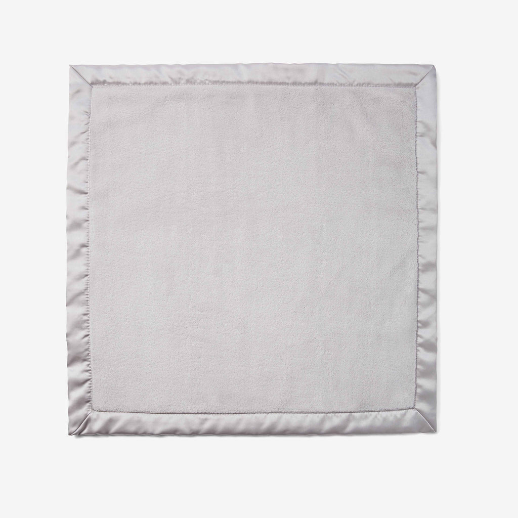 Gray blanket on a white background