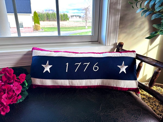 1776 Americana Bolster Pillow 10 x 20"