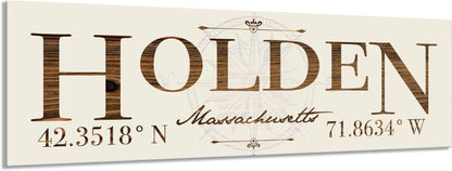 Holden Coordinates Sign