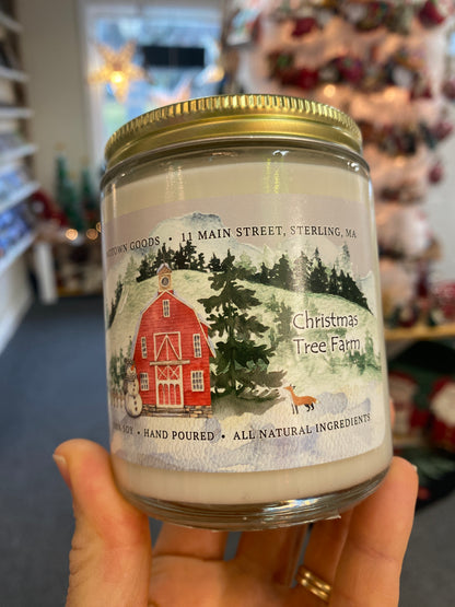 Christmas Tree Farm Jar Candle