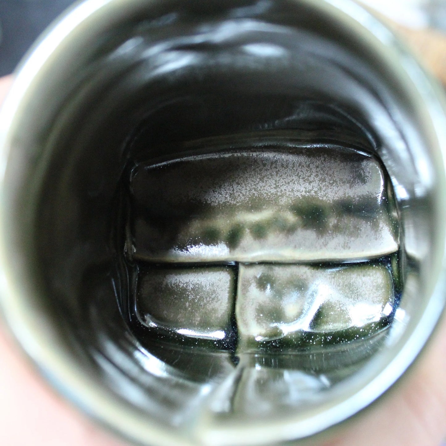 Green Lace Mug
