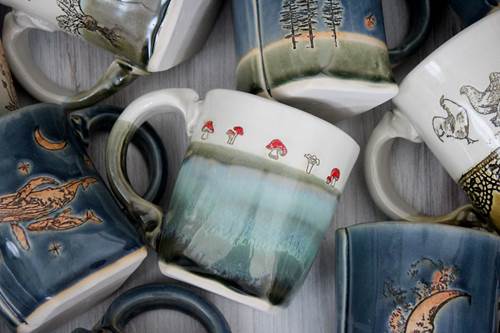 Baby Mushroom Mug