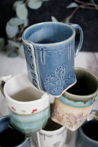 Blue Dragonfly Mug