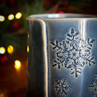 Blue Snowflake Mug