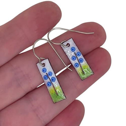 Lavender Floral Earrings