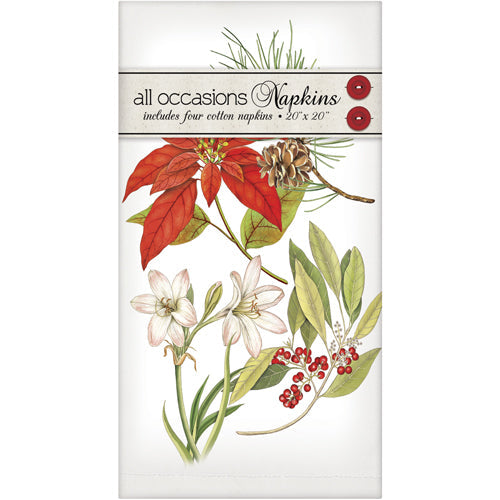 Winter Foliage Napkin Set of 4