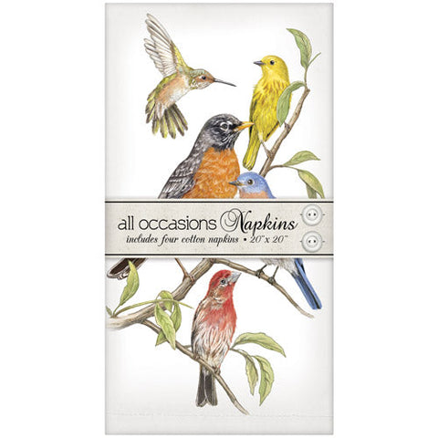 Backyard Birds Napkin Set