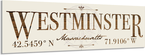 Westminster Coordinates Sign