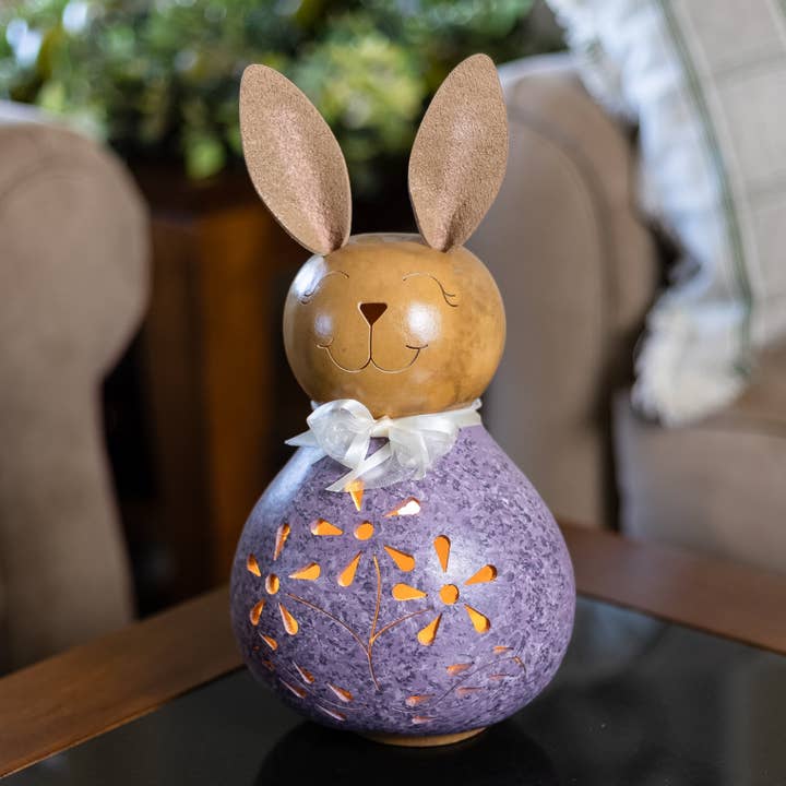 Willow Purple Bunny Gourd Luminary