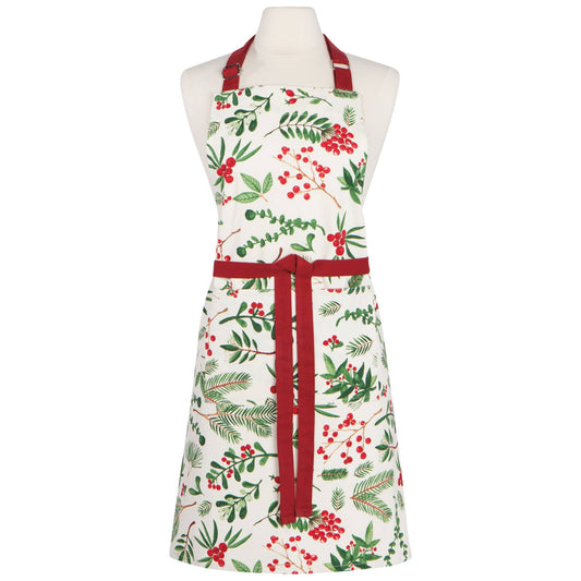 Winterberry Christmas Chef Apron