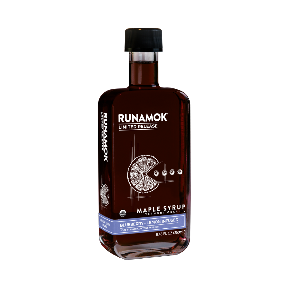 Blueberry + Lemon Infused Organic Maple Syrup 250ml