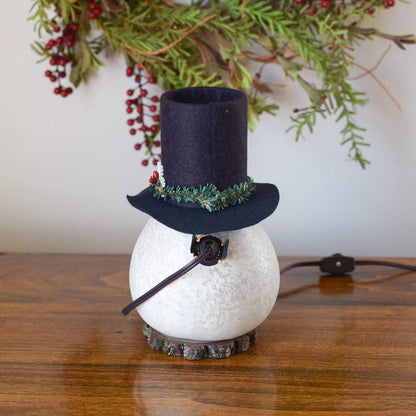 Clyde Snowman Gourd Luminary
