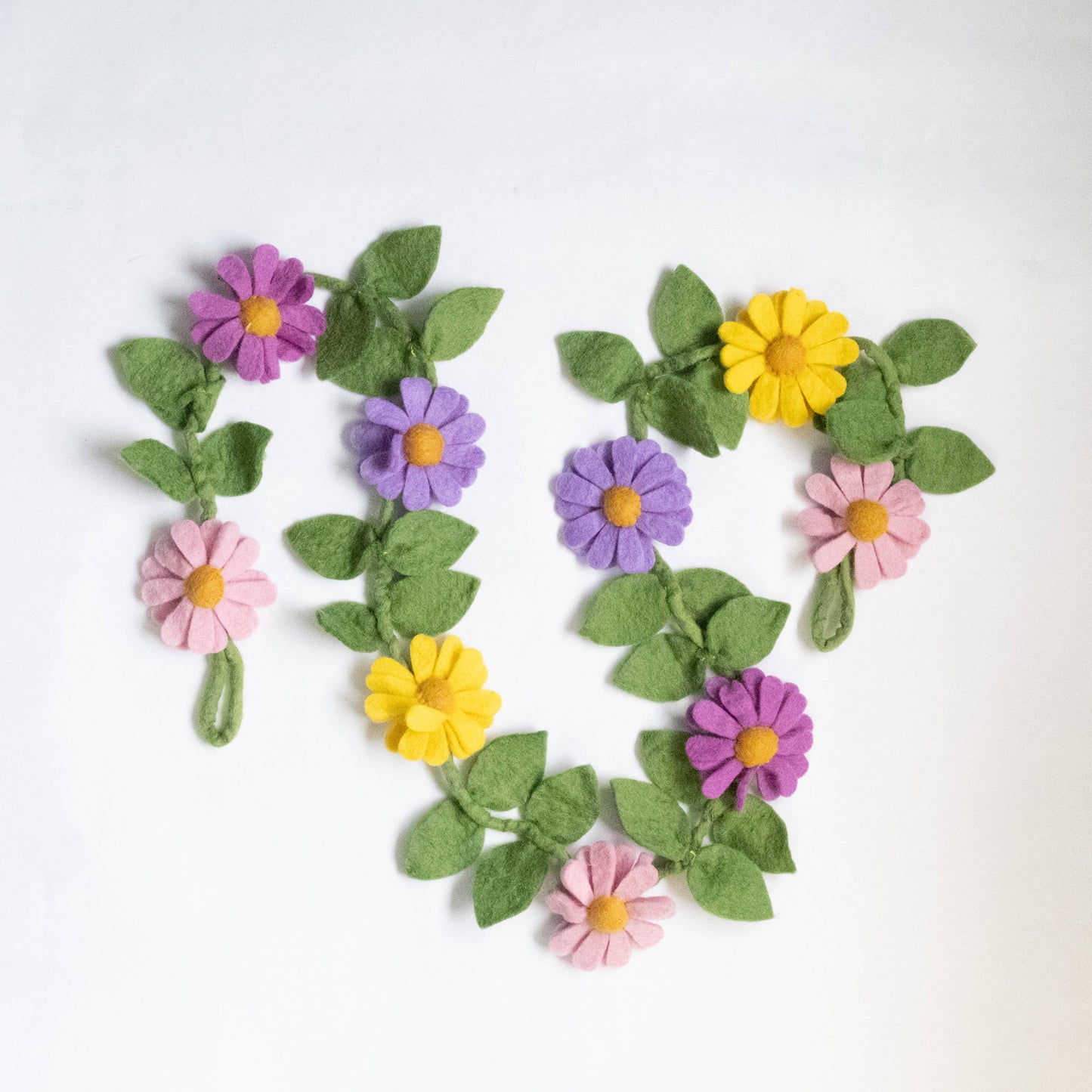 Garland - Purple, Pink and Yellow Daisy Chain