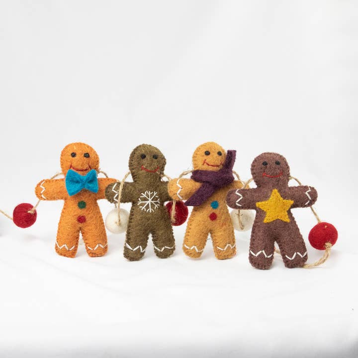 Garland - Felt Gingerbread Garland