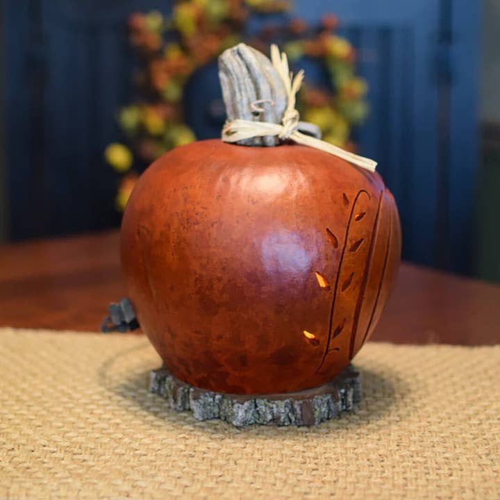 Pumpkin Silhouette Gourd