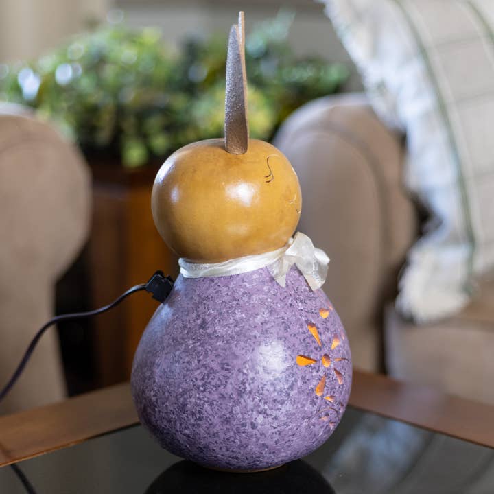 Willow Purple Bunny Gourd Luminary