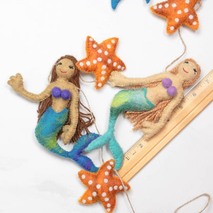 Garland - Felt Mermaid